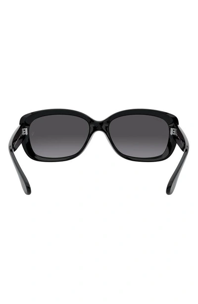 Shop Ray Ban Jackie Ohh 58mm Polarized Sunglasses In Black Grey