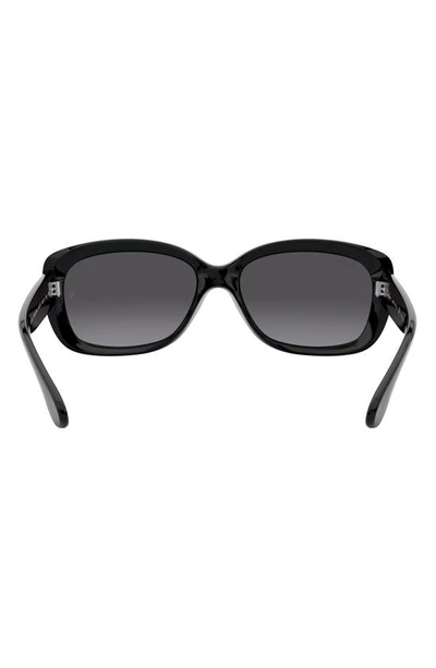 Ray Ban Butterfly Jackie Ohh Sunglasses In Black Grey