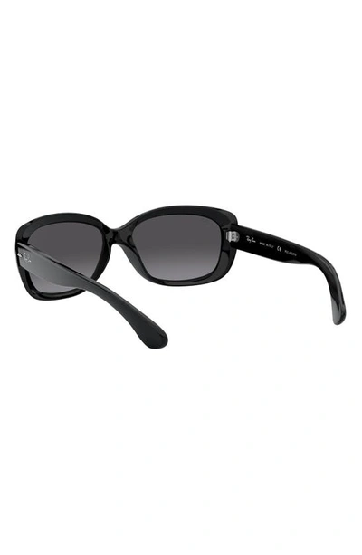 Shop Ray Ban Jackie Ohh 58mm Polarized Sunglasses In Black Grey