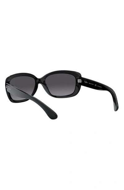 Ray Ban Butterfly Jackie Ohh Sunglasses In Black Grey