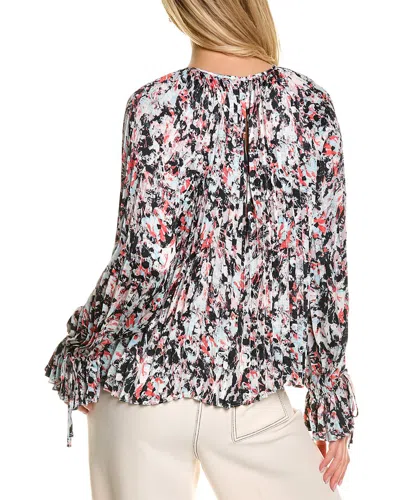 Bcbgmaxazria Pleated Top In Black