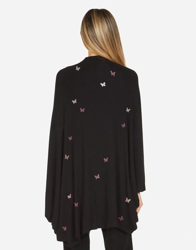 Lauren Moshi X Isla X Crystal Butterflies In Black