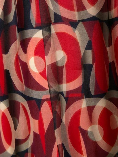 Shop Marc Jacobs Geometric Print Maxi Skirt