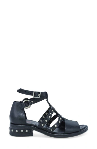 A.s.98 Gail Studded Cage Sandal In Black