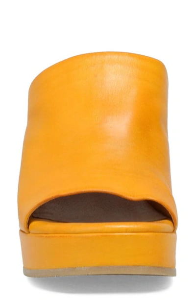 Shop Miz Mooz Gwen Platform Sandal In Ochre