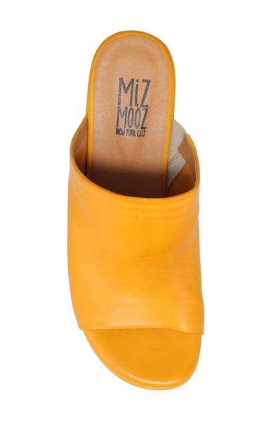 Miz Mooz Gwen Platform Sandal In Ochre