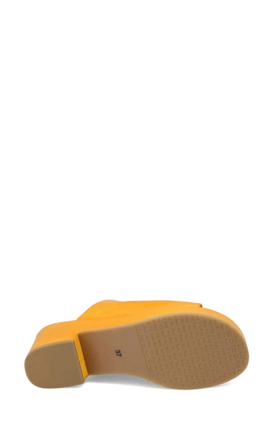 Miz Mooz Gwen Platform Sandal In Ochre