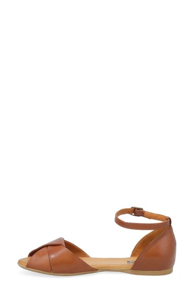 Miz Mooz Kendria Ankle Strap Sandal In Brandy
