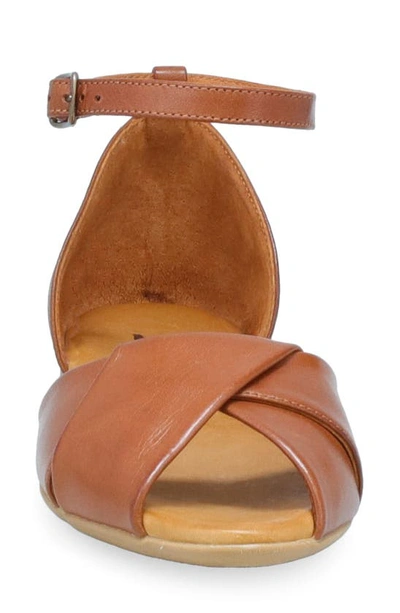 Miz Mooz Kendria Ankle Strap Sandal In Brandy