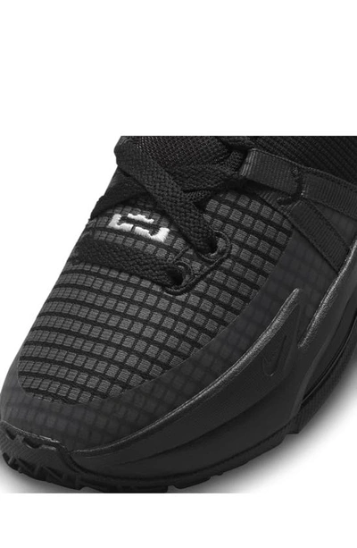 Shop Nike Kids' Lebron Witness 7 Basketball Shoe In Black/ Anthracite/ White