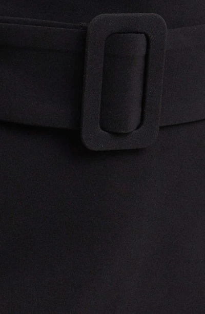 English Factory Pleated Miniskort In Black