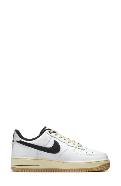 Shop Nike Air Force 1 07 Lx Athletic Sneaker In White/ Muslin/ Brown/ Black