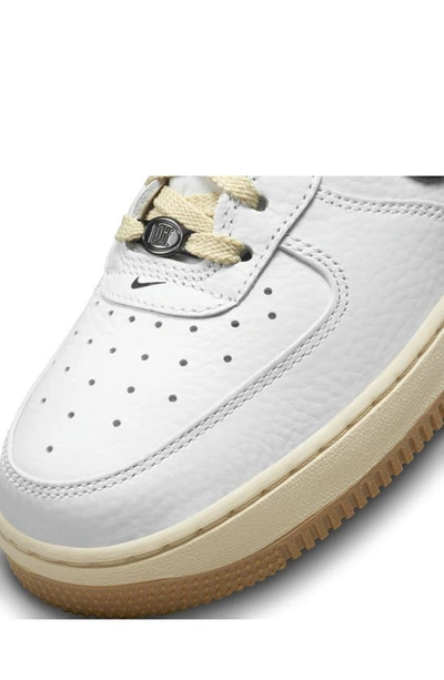 Shop Nike Air Force 1 07 Lx Athletic Sneaker In White/ Muslin/ Brown/ Black