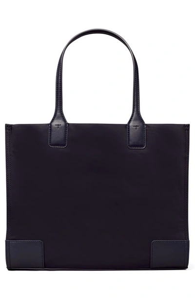 Tory Burch Ella Mini Recycled Nylon Tote Bag In Tory Navy