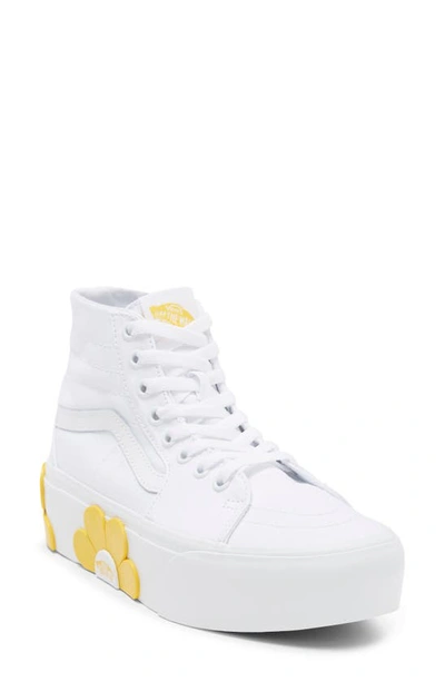 Shop Vans Sk8-hi Tapered Stackform Osf Sneaker In True White