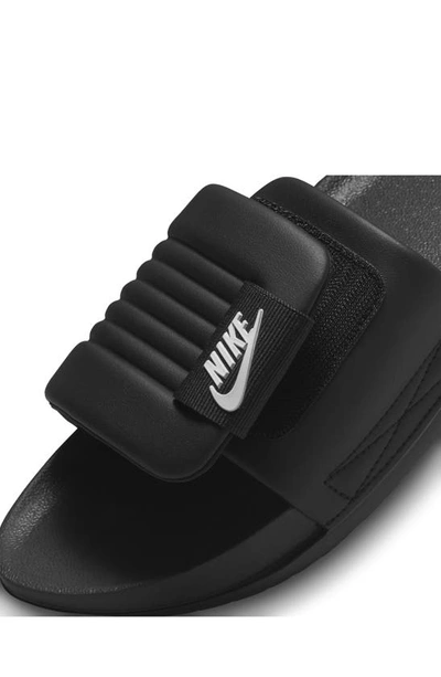 Shop Nike Offcourt Slide Sandal In Black/ White-black