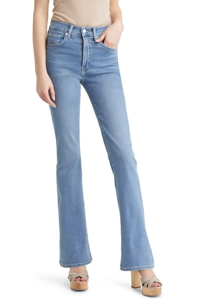 Shop Veronica Beard Beverly High Waist Skinny Flare Jeans In Iceberg