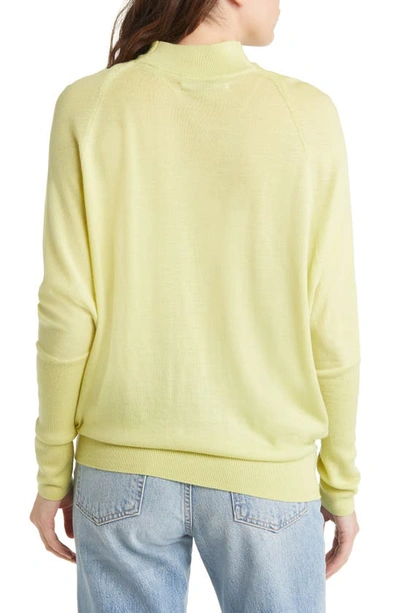 Shop Allsaints Ridley Merino Wool Sweater In Citronella Yellow