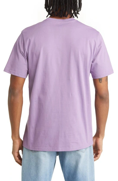Shop Carhartt Logo Pocket T-shirt In Violanda