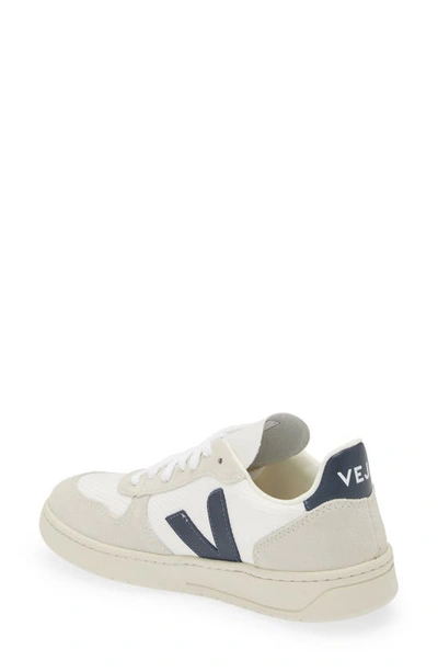 Shop Veja V-10 B-mesh Sneaker In White Nautico