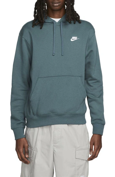 Shop Nike Sportswear Club Hoodie In Faded Spruce/ Faded Spruce