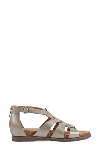 Shop Earth Dale Strappy Sandal In Pewter