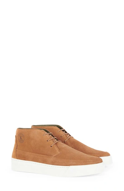 Shop Barbour Mason Chukka Boot In Cola Suede