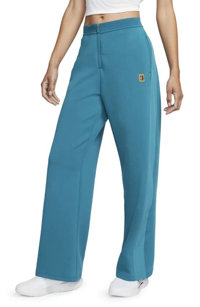 Nike Women's Court Dri-fit Heritage Tennis Pants In Green Abyss