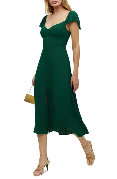 Reformation emerald best sale green dress