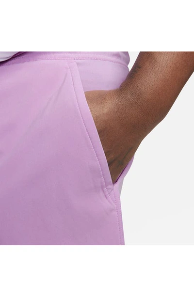 Shop Nike Dri-fit Unlimited 2-in-1 Versatile Shorts In Fuchsia/rosewood/black/fuchsia