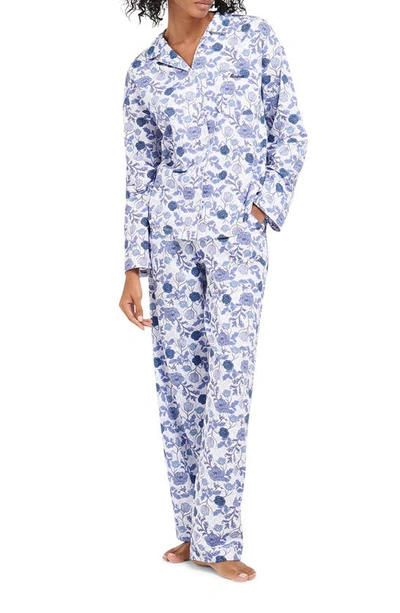 Barbour Darcy Floral Print Long Sleeve Stretch Cotton Pajamas In