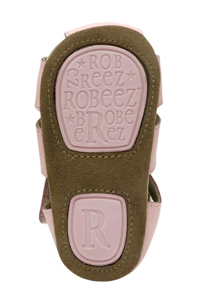 Shop Robeez Lacey Sandal In Light Pink