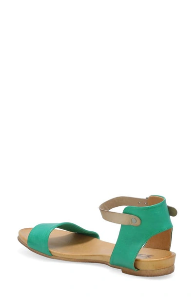 Shop Miz Mooz Alanis Flat Sandal In Emerald