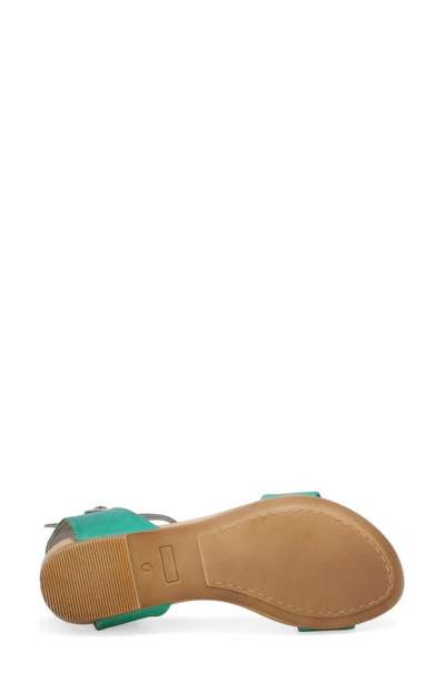Miz Mooz Alanis Flat Sandal In Emerald