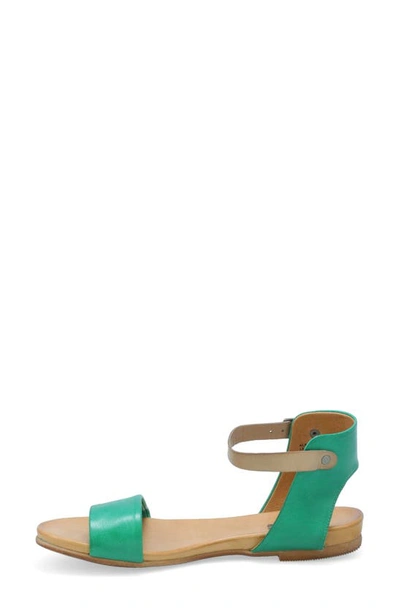 Shop Miz Mooz Alanis Flat Sandal In Emerald