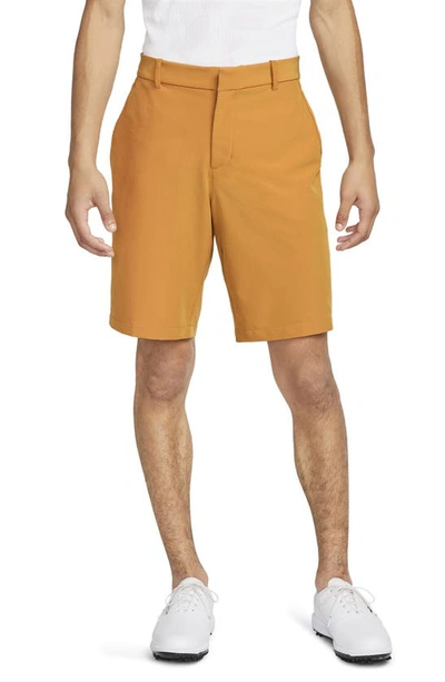 Shop Nike Dri-fit Flat Front Golf Shorts In Monarch/ Monarch