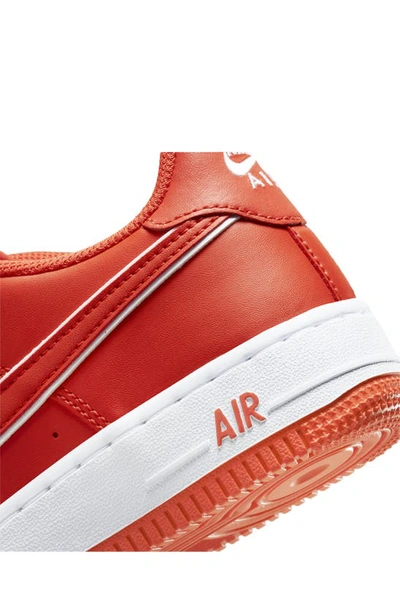 Shop Nike Air Force 1 Sneaker In Picante Red/ White