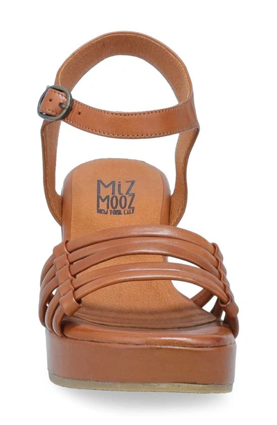 Shop Miz Mooz Graciela Platform Sandal In Brandy
