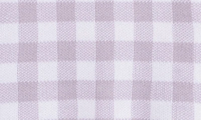 Shop Feltman Brothers Kids Gingham Short Sleeve Sweater & Pants In Lilac
