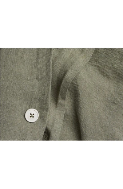 Parachute Linen Duvet Cover In Moss