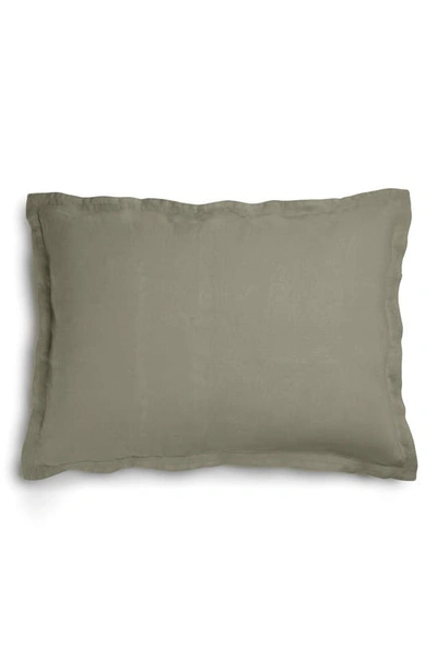 Parachute Set Of 2 Linen Shams In Moss