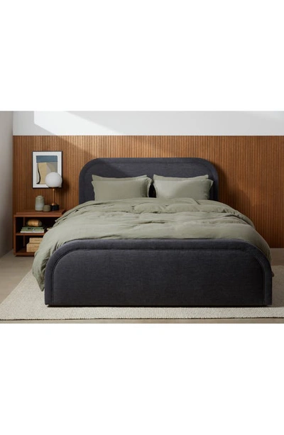 Parachute Set Of 2 Linen Shams In Moss