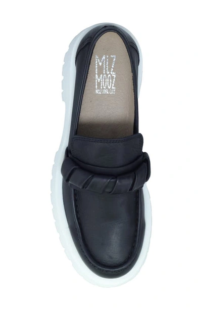 Shop Miz Mooz Vicky Platform Loafer In Black