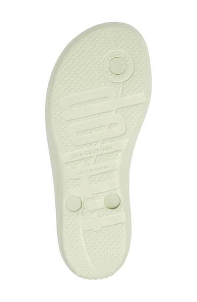 Shop Fitflop Iqushion Flip Flop In Minty Green