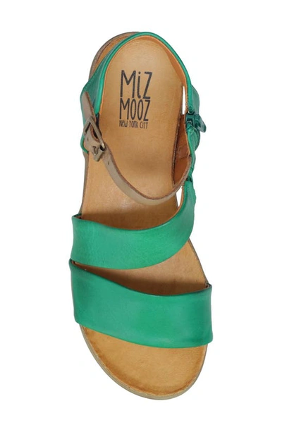 Miz Mooz Meadow Sandal In Emerald