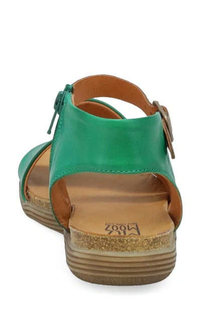 Miz Mooz Meadow Sandal In Emerald