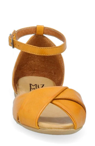 Shop Miz Mooz Kendria Ankle Strap Sandal In Ochre