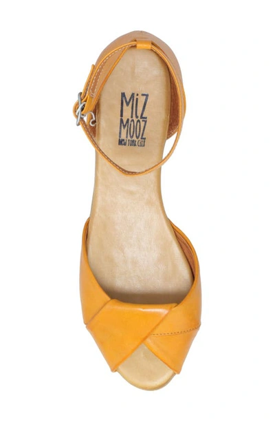 Shop Miz Mooz Kendria Ankle Strap Sandal In Ochre