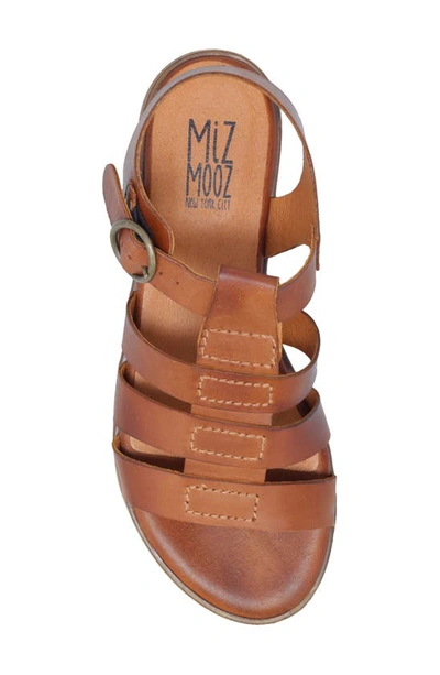 Shop Miz Mooz Deborah Strappy Sandal In Brandy