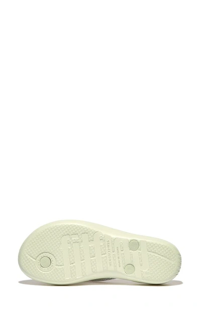 Shop Fitflop Iqushion Ombré Sparkle Flip Flop In Minty Green